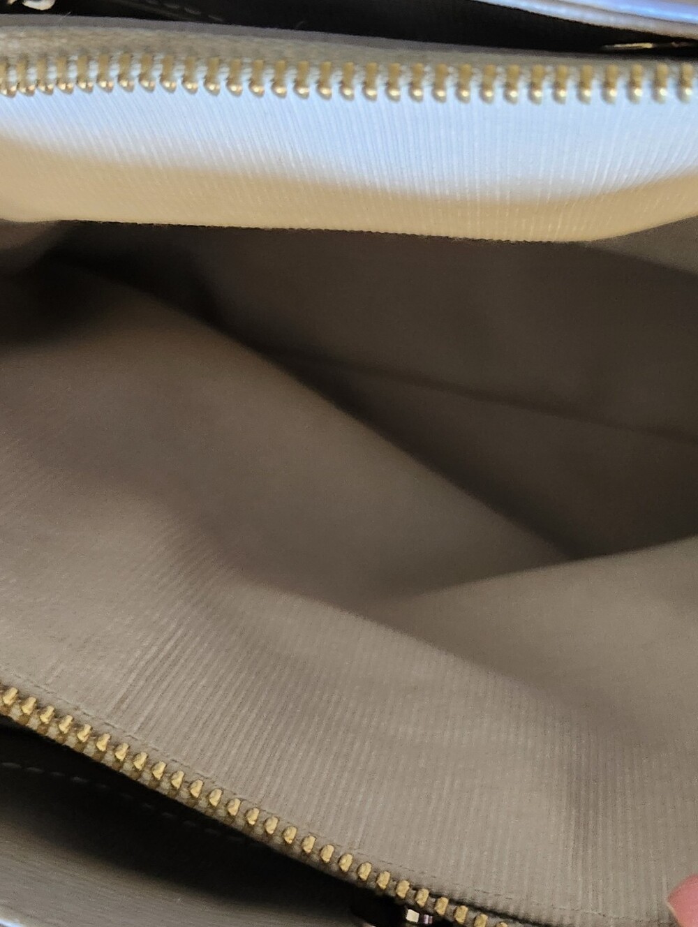 Sale🥳 Furla Mini Crossbody Satchel Bag - Light Grey Saffiano Leather - Picture 8 of 11